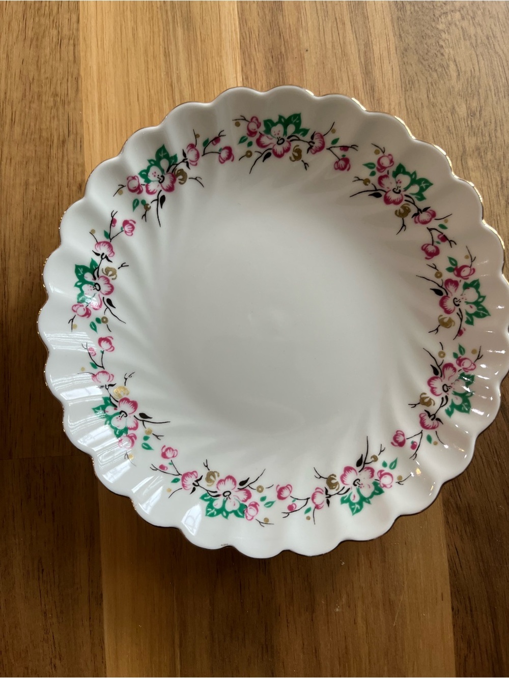 Vintage Lomonosov Imperial Porcelain Saucer- Made in USSR.